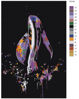 Картина по номерам, 72 x 108, RO164