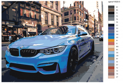 Картина по номерам, 100 x 125, zgena110520-5