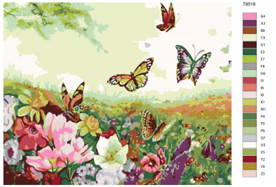 Картина по номерам, 80 x 100, KTMK-79518