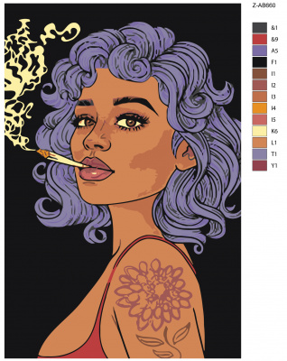 Картина по номерам, 72 x 108, Z-AB660