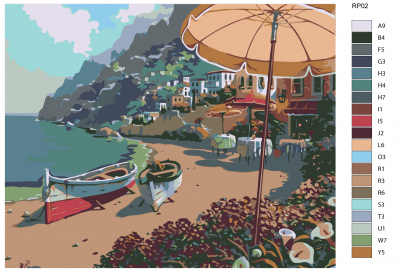 Картина по номерам, 40 x 50, RP02