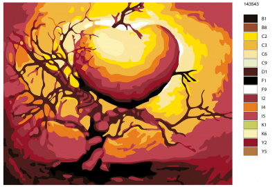 Картина по номерам, 100 x 125, KTMK-143543