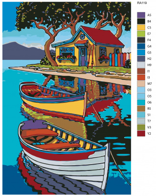 Картина по номерам, 48 x 72, RA119