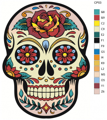 Картина по номерам, 36 x 48, CP03