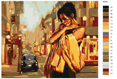 Картина по номерам, 100 x 125, RO41
