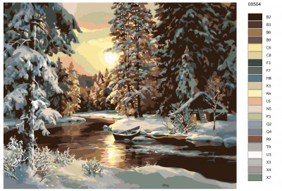Картина по номерам, 48 x 60, KTMK-00504