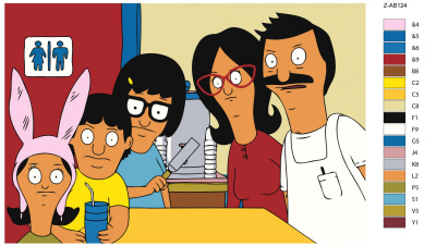 Картина по номерам, 40 x 60, Z-AB124