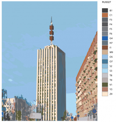 Картина по номерам, 80 x 100, RUS027
