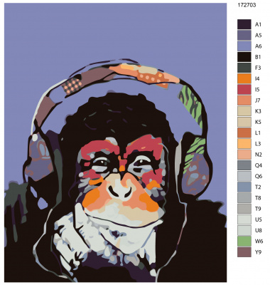 Картина по номерам, 100 x 125, KTMK-172703