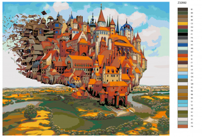 Картина по номерам, 80 x 100, Z-Z328921