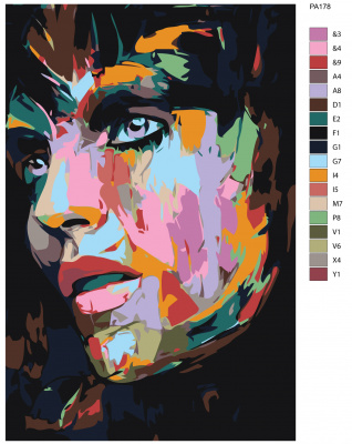 Картина по номерам, 100 x 150, PA178