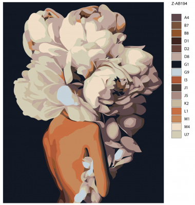 Картина по номерам, 40 x 50, Z-AB194