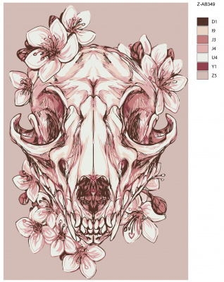 Картина по номерам, 100 x 150, Z-AB349