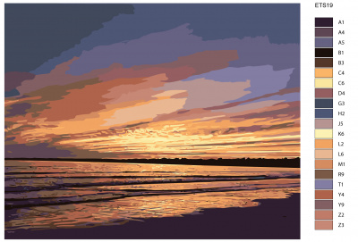 Картина по номерам, 72 x 90, ETS19