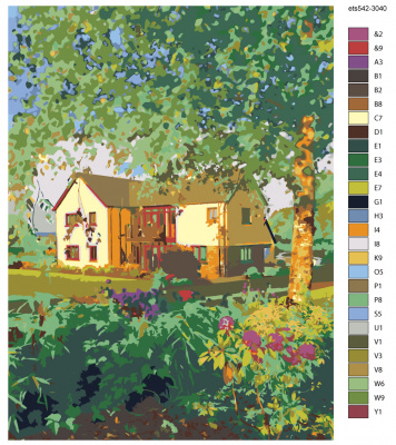 Картина по номерам, 75 x 100, ets542-3040