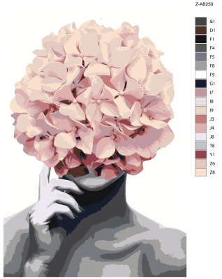 Картина по номерам, 48 x 72, Z-AB250