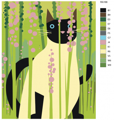 Картина по номерам, 80 x 100, RA168