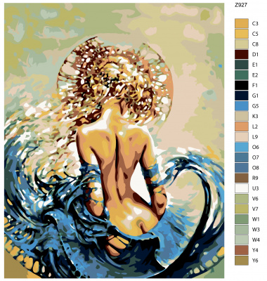Картина по номерам, 48 x 60, Z-Z927