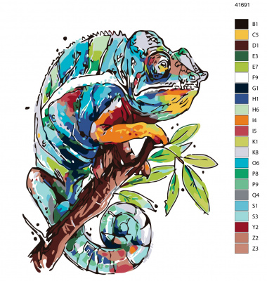Картина по номерам, 100 x 125, KTMK-41691