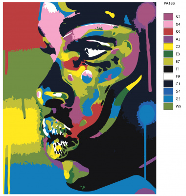 Картина по номерам, 100 x 125, PA186