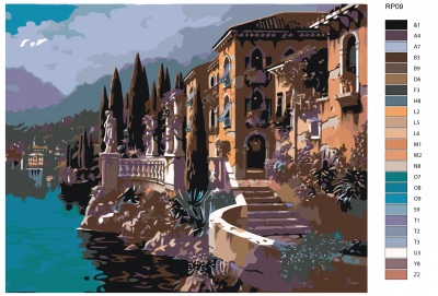 Картина по номерам, 40 x 50, RP09