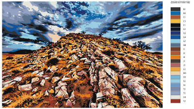 Картина по номерам, 40 x 60, ZGUS1011001192