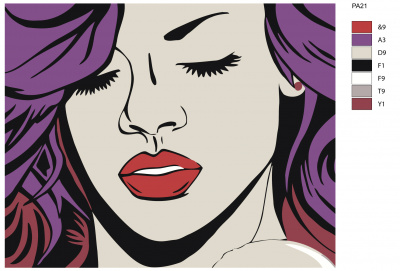 Картина по номерам, 80 x 100, PA21