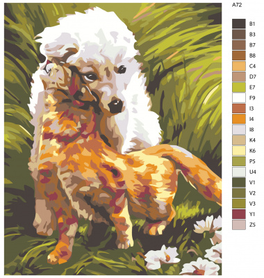 Картина по номерам, 100 x 125, A72