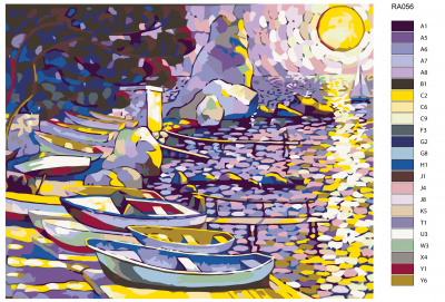 Картина по номерам, 80 x 100, RA056