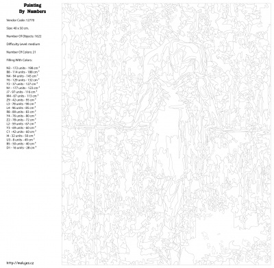 Картина по номерам, 40 x 50, KTMK-12770