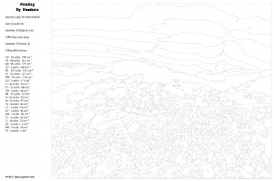 Картина по номерам, 40 x 50, ETS295v3-4050