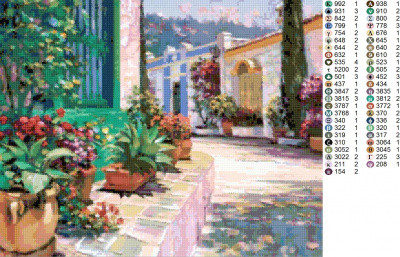 Картина со стразами, 40 x 50, DI-HB05