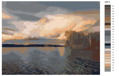 Картина по номерам, 75 x 100, z69741