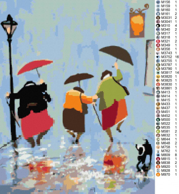 Картина мозайкой, 40 x 50, MP-RA163