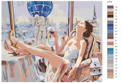 Картина по номерам, 100 x 125, LV10