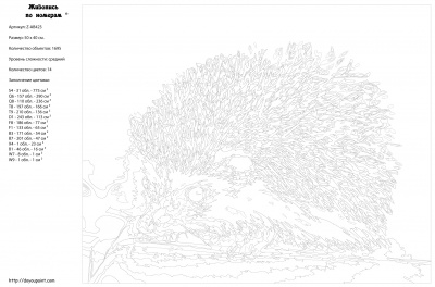 Картина по номерам, 40 x 50, Z-AB423