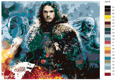 Картина по номерам, 100 x 125, KTMK-33316