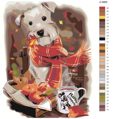 Картина по номерам, 60 x 75, Z-AB68