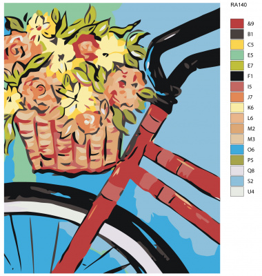 Картина по номерам, 100 x 125, RA140