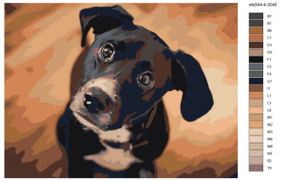 Картина по номерам, 54 x 72, ets544-4-30401