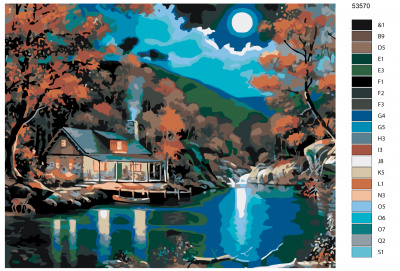 Картина по номерам, 80 x 100, KTMK-53570