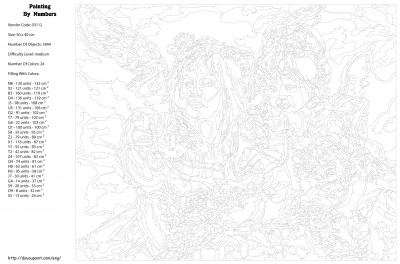Картина по номерам, 40 x 50, KTMK-03112