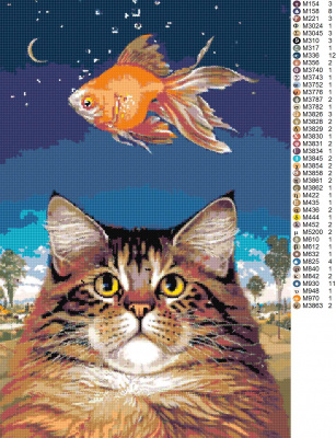 Картина мозайкой, 40 x 60, MP-A426