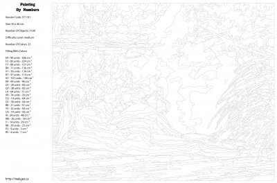 Картина по номерам, 40 x 50, KTMK-571191