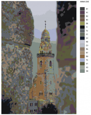 Картина по номерам, 100 x 150, ANNA-D05