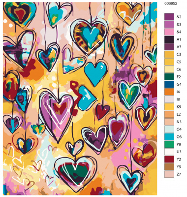 Картина по номерам, 100 x 125, KTMK-006952