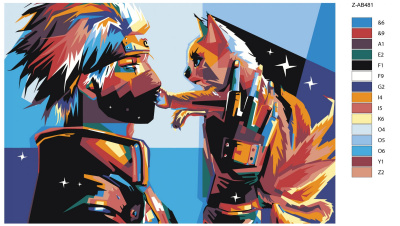 Картина по номерам, 100 x 150, Z-AB481