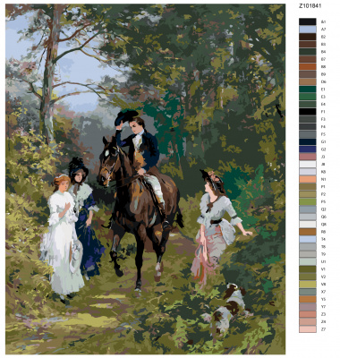 Картина по номерам, 40 x 50, Z-Z101841