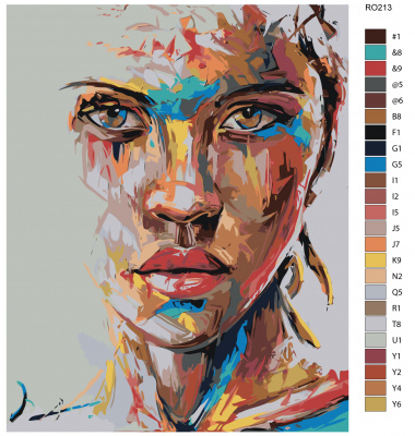 Картина по номерам, 48 x 60, RO213