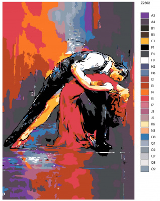 Картина по номерам, 72 x 108, Z-Z2302